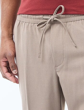 Pantaloni stile 'jogger' tinta unita