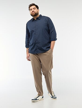 Pantaloni stile jogger tinta unita