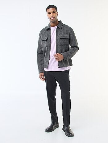 Pantaloni stile 'jogger' tinta unita