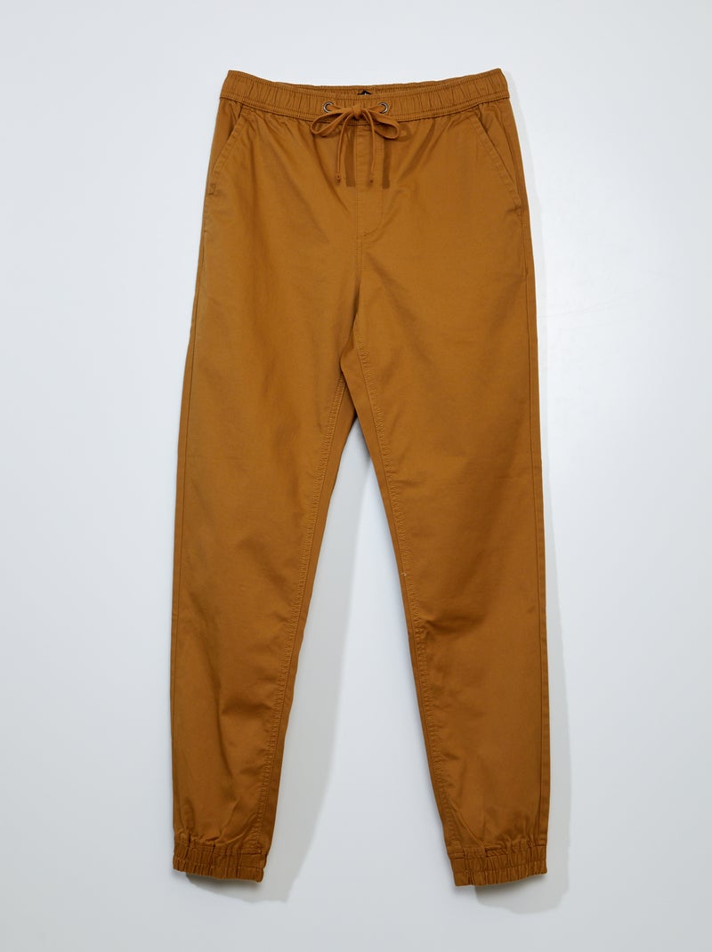 Pantaloni stile 'joggers' BEIGE - Kiabi
