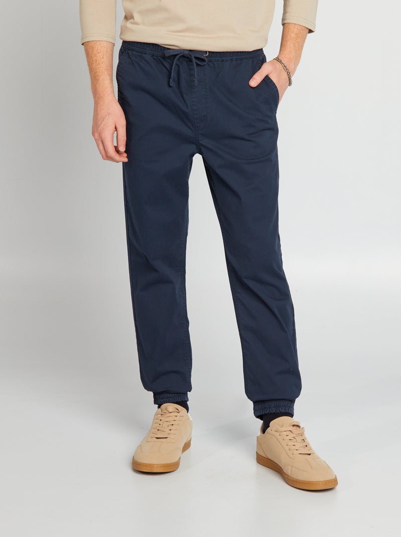 Pantaloni stile 'joggers' blu - Kiabi