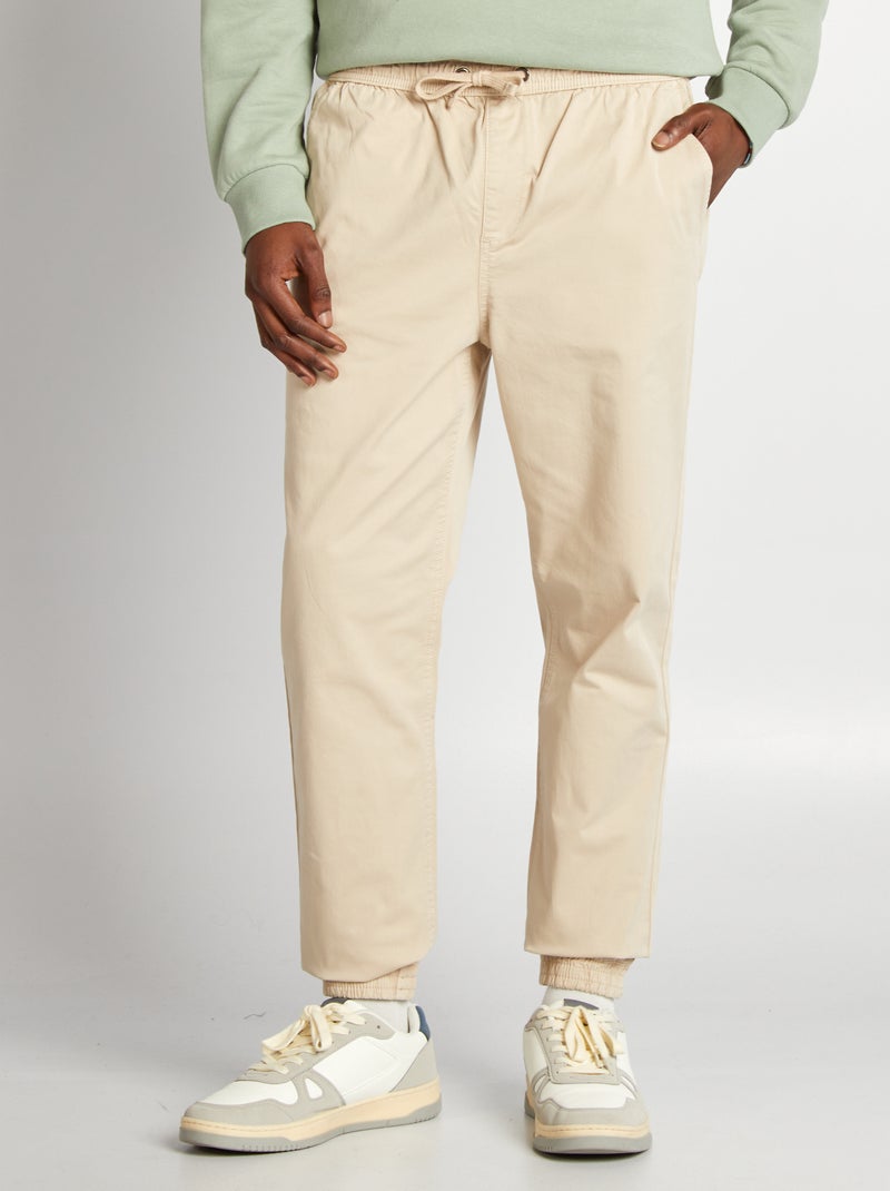 Pantaloni stile 'joggers' GRIGIO - Kiabi