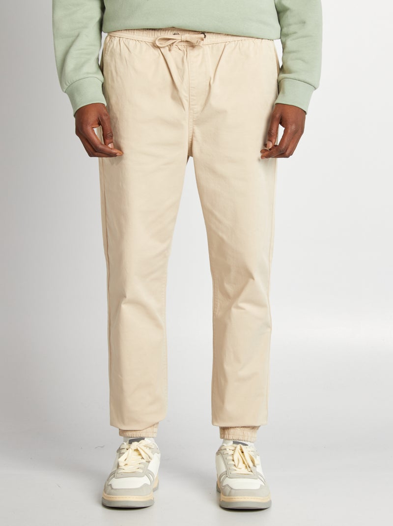 Pantaloni stile 'joggers' GRIGIO - Kiabi