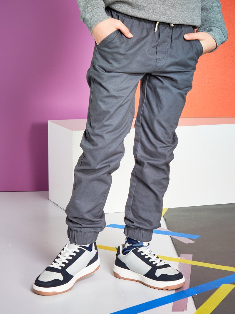 Pantaloni stile 'joggers' GRIGIO - Kiabi