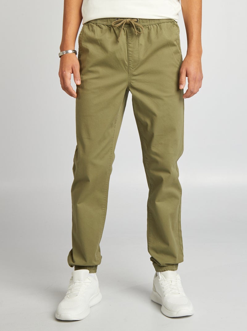 Pantaloni stile 'joggers' VERDE - Kiabi