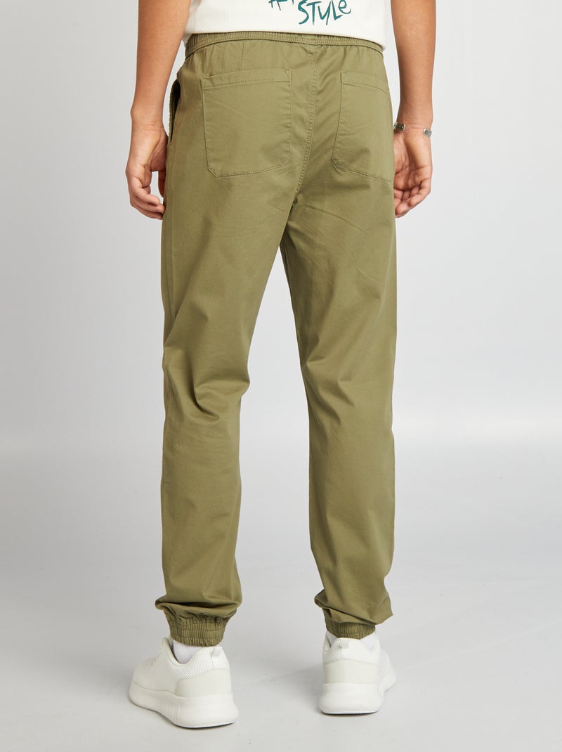 Pantaloni stile 'joggers' VERDE - Kiabi