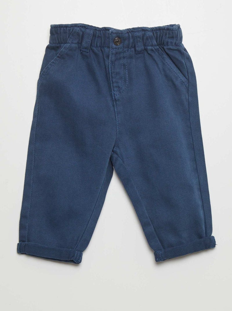 Pantaloni stile paper bag BLU - Kiabi