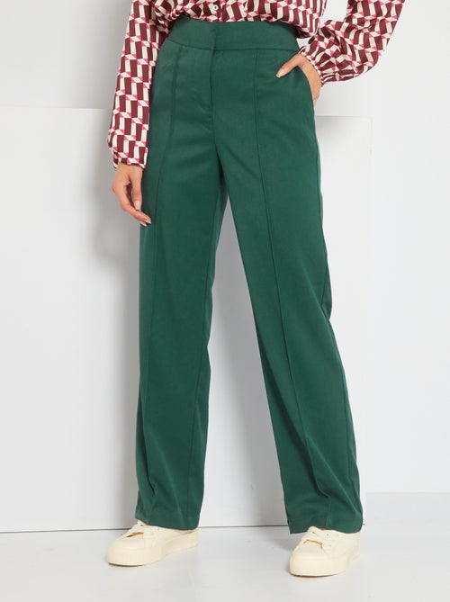 Pantaloni straight in twill - Kiabi