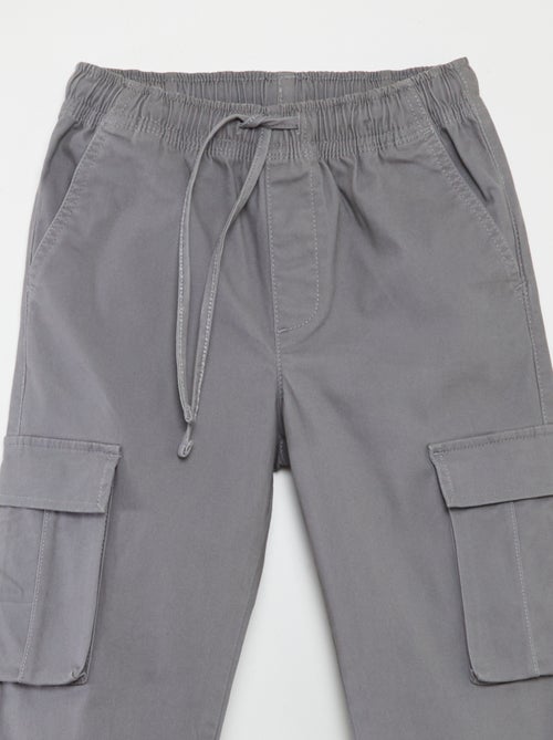 Pantaloni stretch multitasche - Kiabi