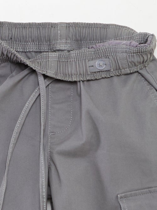 Pantaloni stretch multitasche - Kiabi