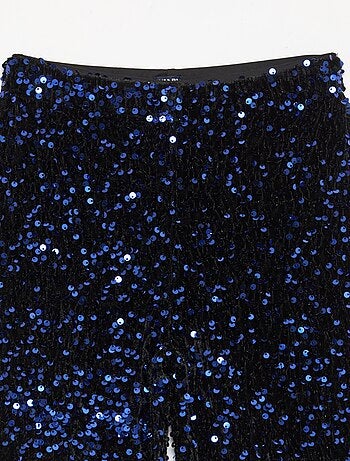 Pantaloni svasati lucidi