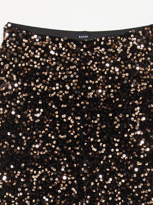 Pantaloni svasati lucidi - Kiabi