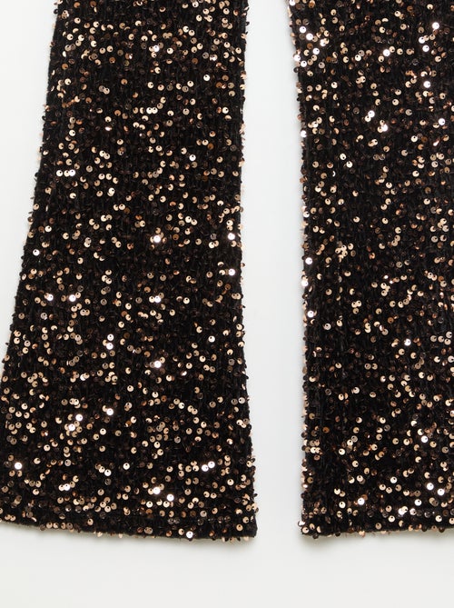 Pantaloni svasati lucidi - Kiabi