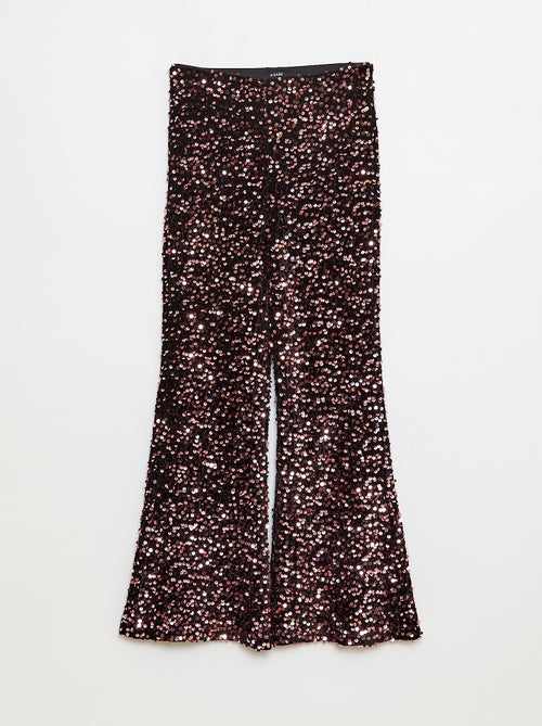 Pantaloni svasati lucidi - Kiabi