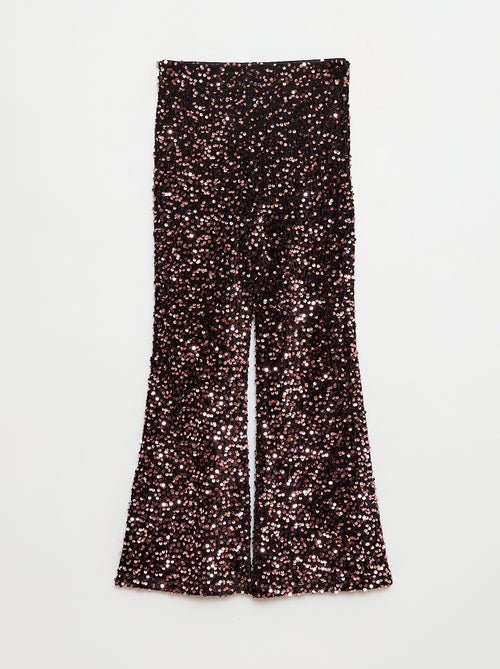 Pantaloni svasati lucidi - Kiabi