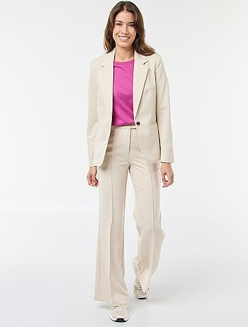 Pantaloni svasati tinta unita