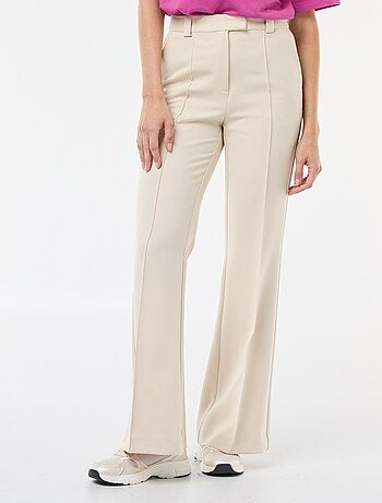 Pantaloni svasati tinta unita