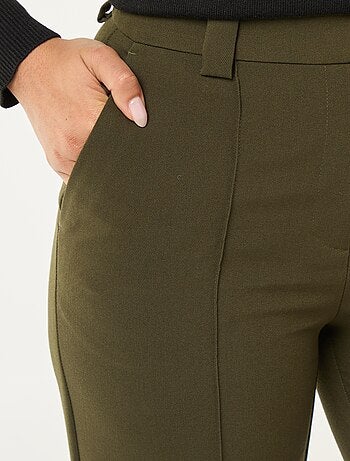 Pantaloni svasati tinta unita