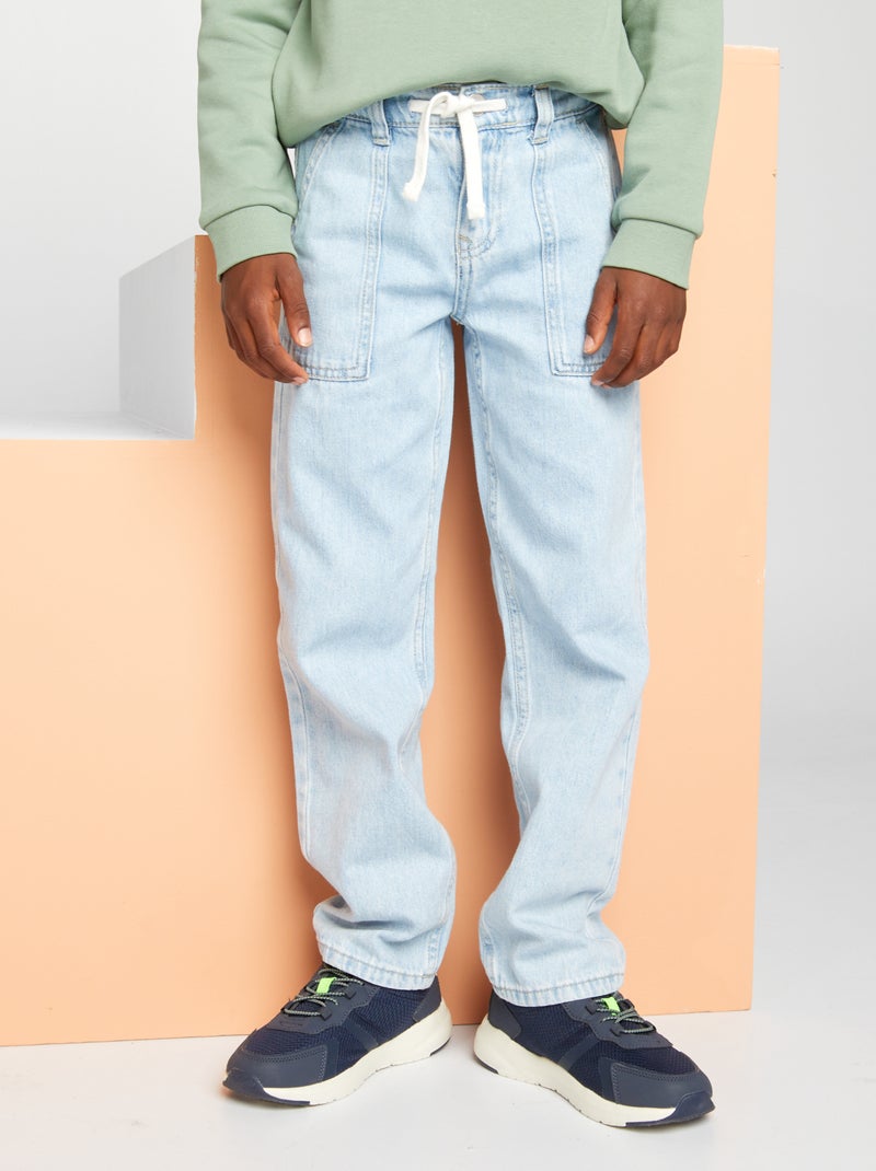 Pantaloni taglio dritto blu - Kiabi