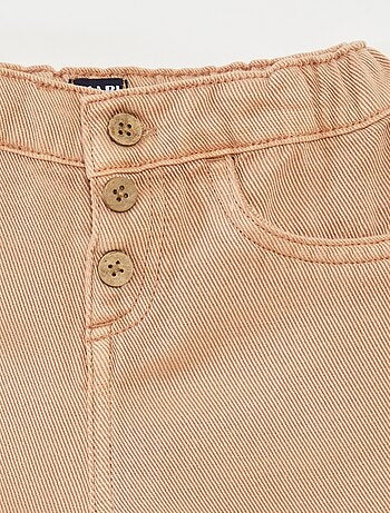 Pantaloni taglio fit a vita 3/4