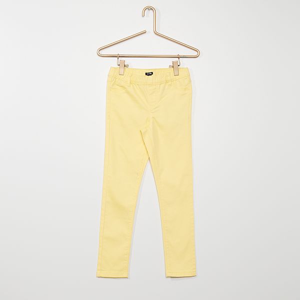 Pantaloni taglio jeggings Bambina 3-12 anni - VIOLA - Kiabi - 8,00€