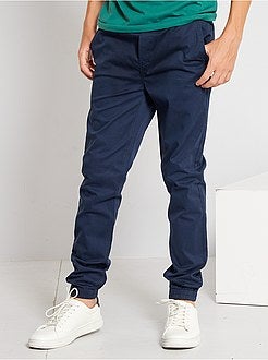 Ragazzo 10-18 anni - Pantaloni taglio jogger in twill - Kiabi