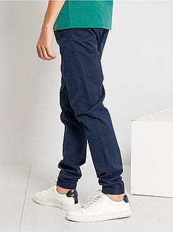 Ragazzo 10-18 anni - Pantaloni taglio jogger in twill - Kiabi