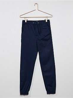 Ragazzo 10-18 anni - Pantaloni taglio jogger in twill - Kiabi