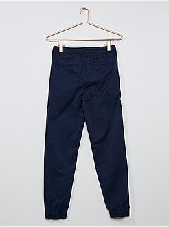 Ragazzo 10-18 anni - Pantaloni taglio jogger in twill - Kiabi