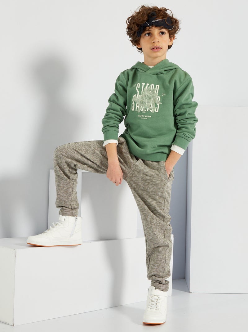 Pantaloni taglio joggers KAKI - Kiabi