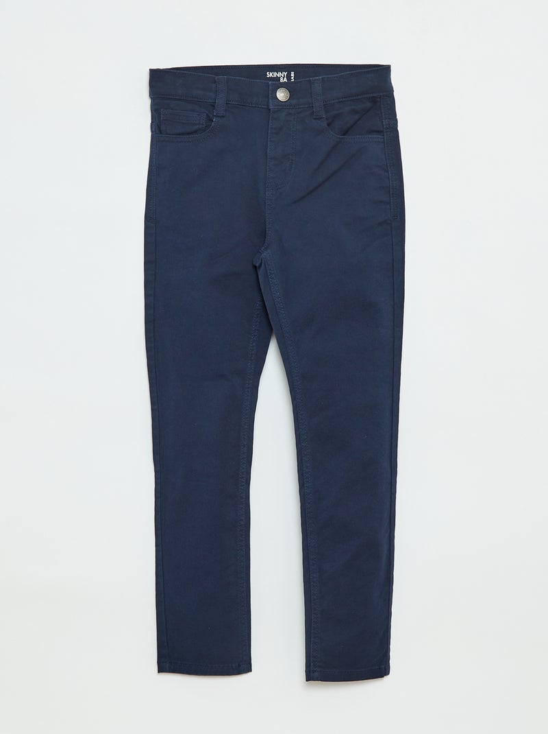 Pantaloni taglio skinny / modello molto aderente a 5 tasche blu - Kiabi