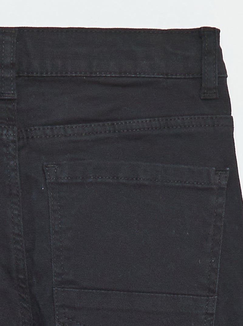 Pantaloni taglio skinny / modello molto aderente a 5 tasche nero - Kiabi