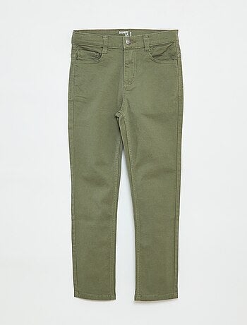 Pantaloni taglio skinny / modello molto aderente a 5 tasche