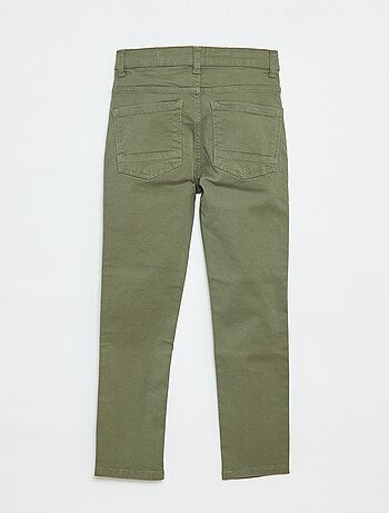 Pantaloni taglio skinny / modello molto aderente a 5 tasche