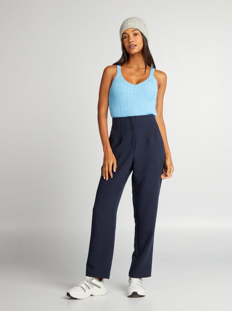 Pantaloni tailleur Blu Navy - Kiabi