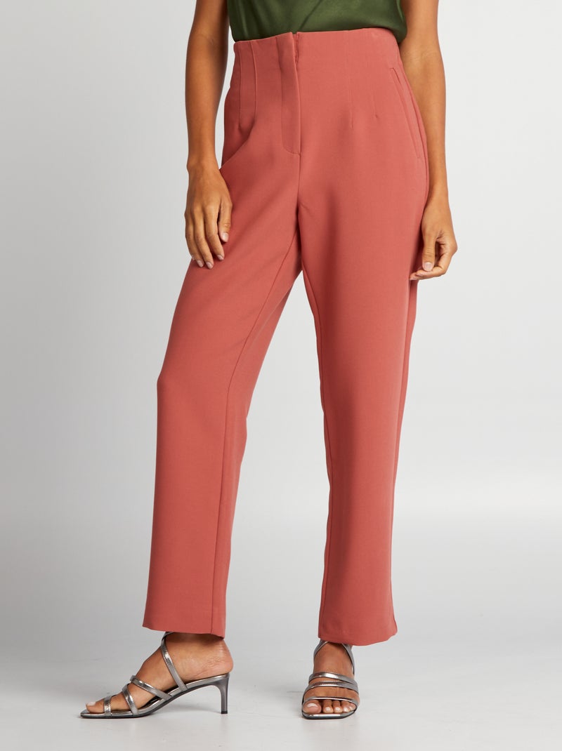 Pantaloni tailleur Rosa antico - Kiabi