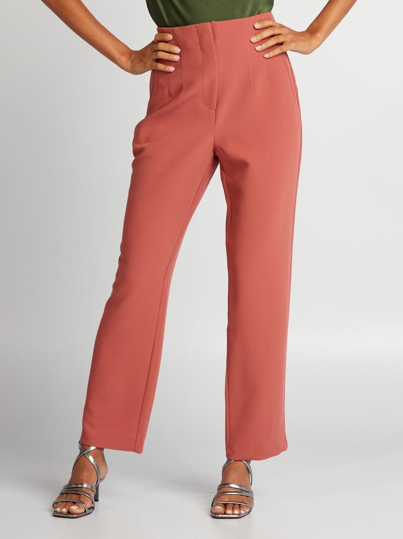 Pantaloni tailleur Rosa antico - Kiabi