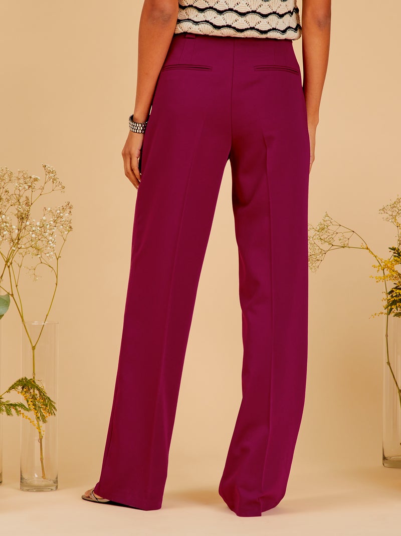 Pantaloni tailleur taglio largo VIOLA - Kiabi