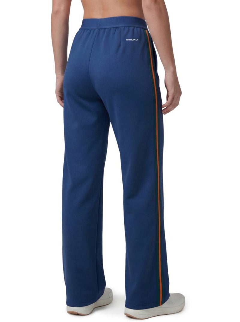 Pantaloni tennis gamba ampia donna tennis donna volley-w navy Blu - Kiabi