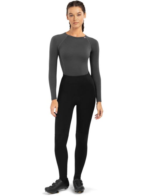 Pantaloni termici con fondello a gamba lunga donna ciclismo donna core agility - Kiabi Pantaloni termici con fondello a gamba lunga donna ciclismo donna core agility - Kiabi