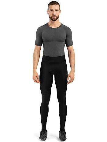 Pantaloni termici con fondello a gamba lunga uomo ciclismo uomo core speed