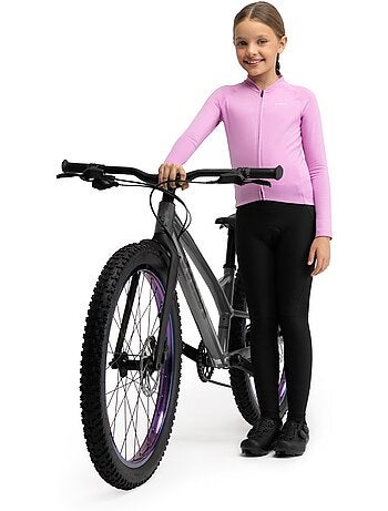 Pantaloni termici con fondello da ciclismo bambina ciclismo bambini e bambine k