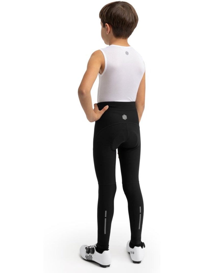 Pantaloni termici con fondello da ciclismo bambino ciclismo bambini e bambine k- Nero - Kiabi