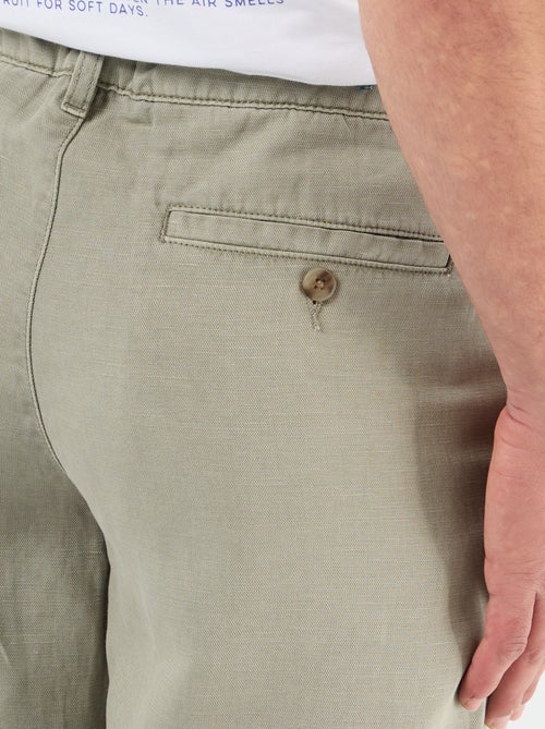 Pantaloni tinta unita in materiale leggero e morbido - Kiabi