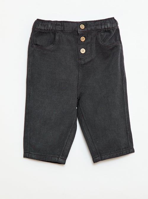 Pantaloni tinta unita in materiale morbido con taglio relax fit - Kiabi