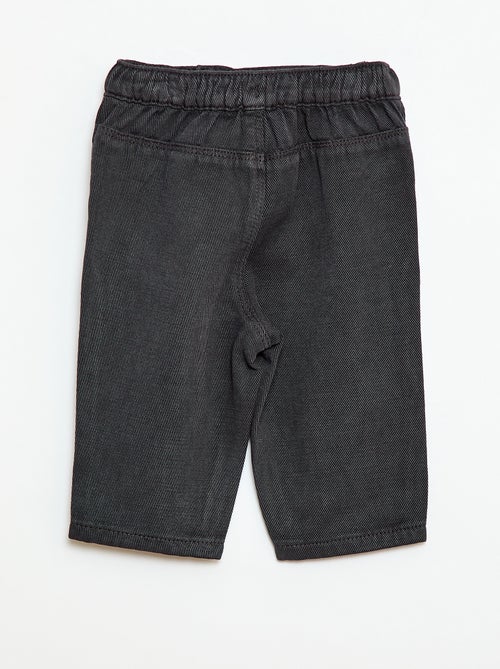 Pantaloni tinta unita in materiale morbido con taglio relax fit - Kiabi