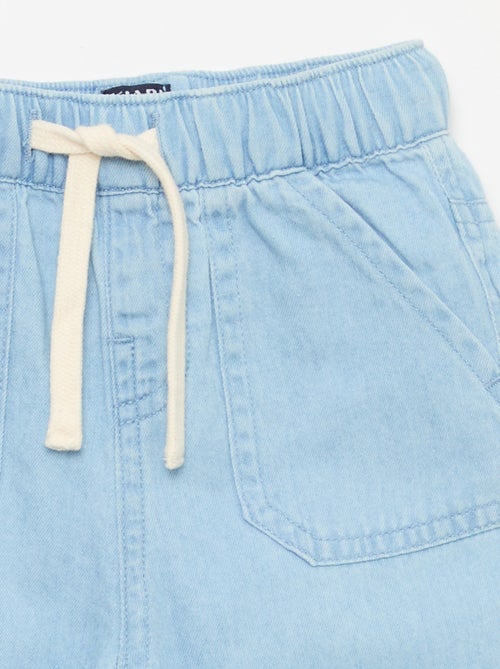 Pantaloni tinta unita relax fit con 2 tasche applicate - Kiabi