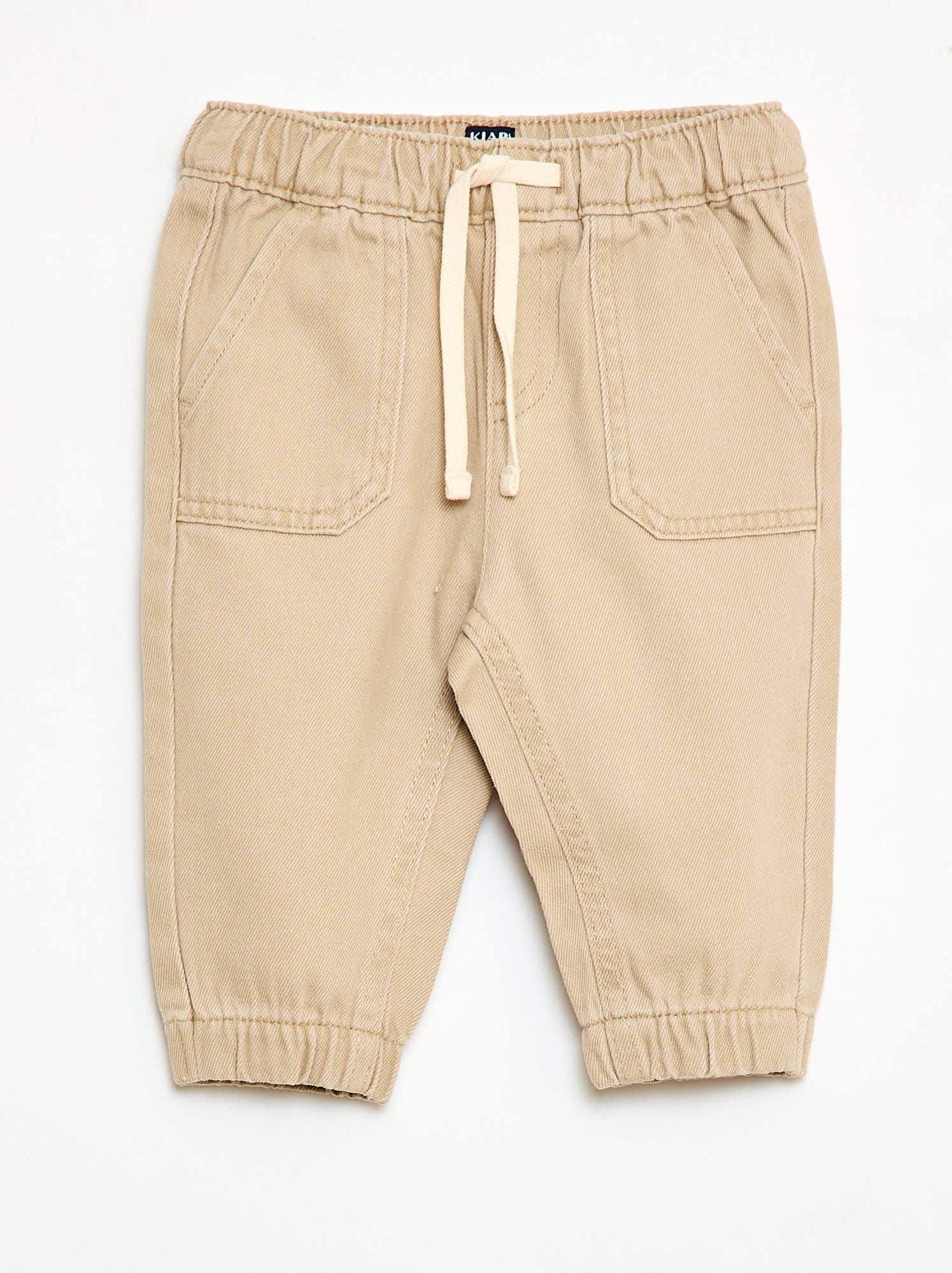 Pantaloni tinta unita taglio relaxed fit