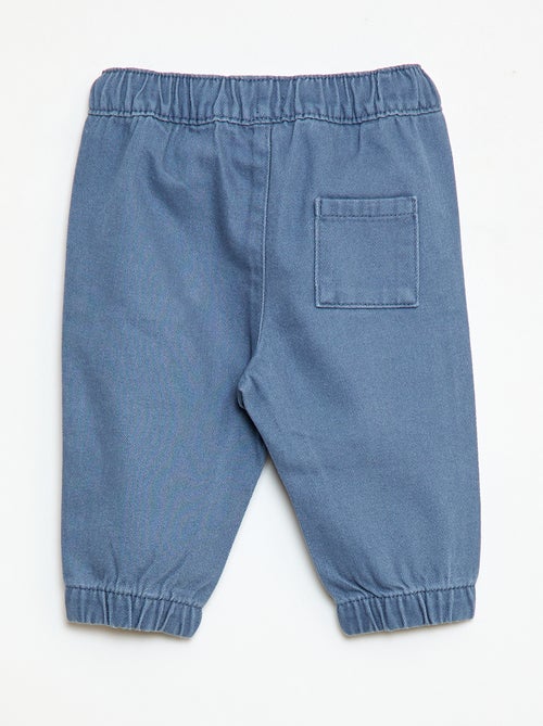 Pantaloni tinta unita taglio relaxed fit - Kiabi