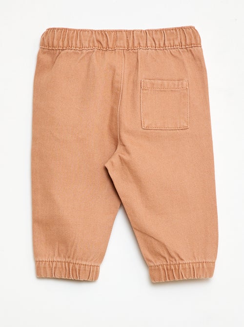 Pantaloni tinta unita taglio relaxed fit - Kiabi